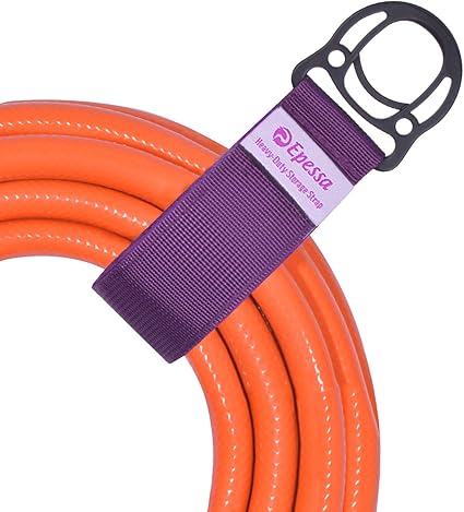 Amazon Epessa 延長コードオーガナイザー 9 8インチ 6パック 高耐久フープとループストレージストラップ ホース ケーブル ロープ コードハンガー ガレージ 家 ショップ Rv ボート キャンプ整理用 Epessa ケーブル