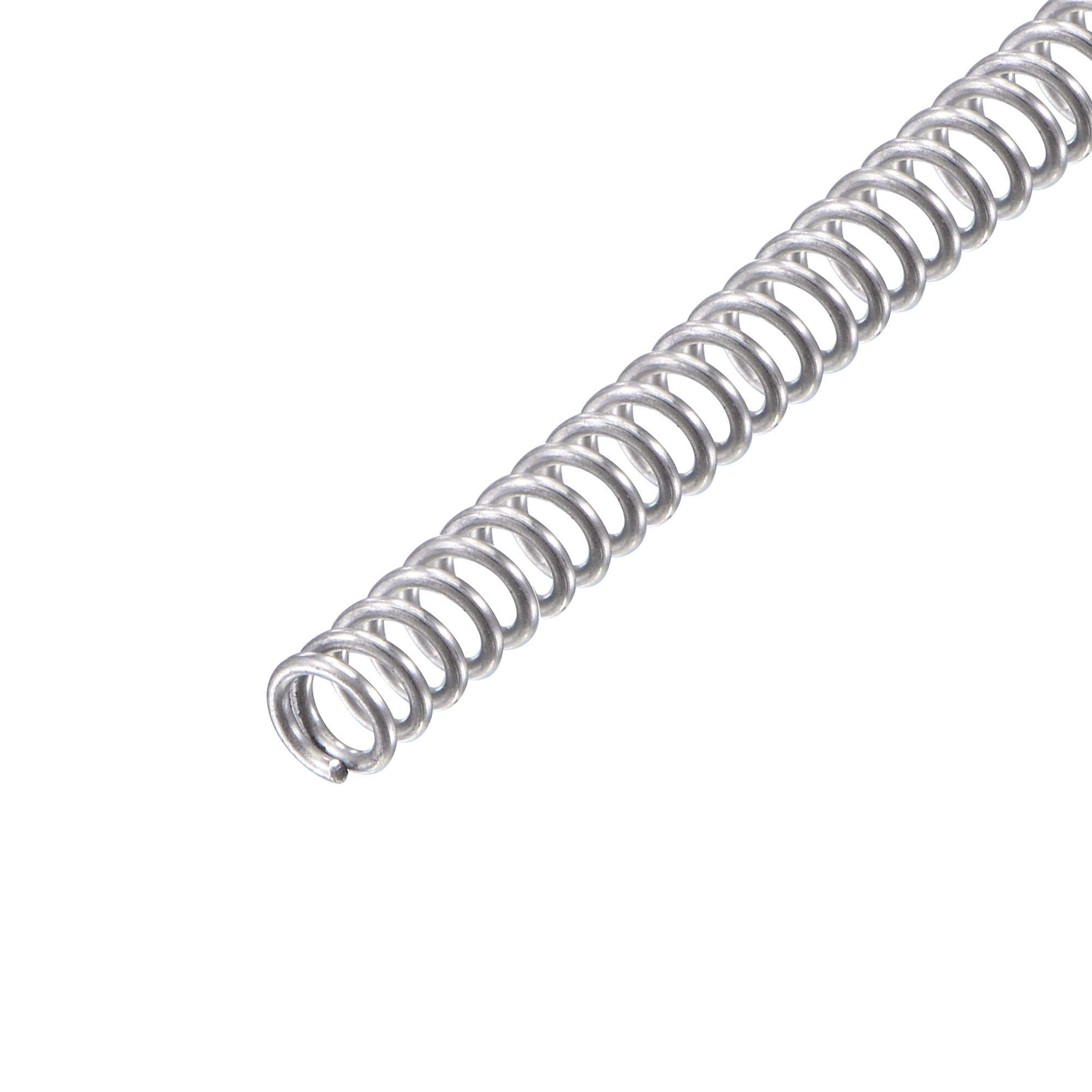 uxcell Compression Spring,304 Stainless Steel,2mm OD,0.3mm Wire Size,12mm Compressed Length,20mm Free Length,3.9N Load Capacity for Home Projects, Silver Tone, 10pcs — Amazon image 4
