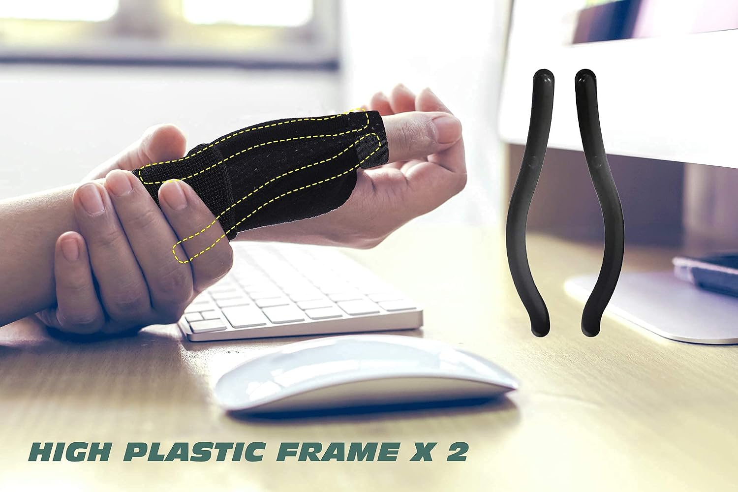 THX4COPPER Reversible Thumb & Wrist Stabilizer Splint for BlackBerry Thumb, Trigger Finger, Pain Relief, Arthritis,Tendonitis, Sprained, Carpal Tunnel, Stable,L-XL