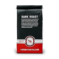 Vista 135 de Fire Department Coffee - Café de vainilla bourbon - Devuelve a los bomberos - Grano entero con infusión de vainilla y bourbon - Sin alcohol