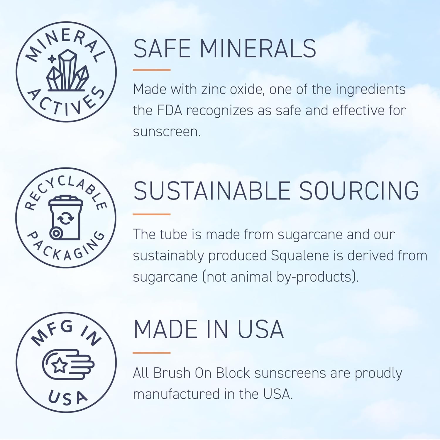 Brush On Block Untinted Mineral Sunscreen SPF 50 for Face | Broad Spectrum, Hyaluronic Acid, Sheer & Non-Greasy Moisturizer for Sensitive Skin, Zinc Oxide Sunscreen, P++++, Made in USA - Image 7