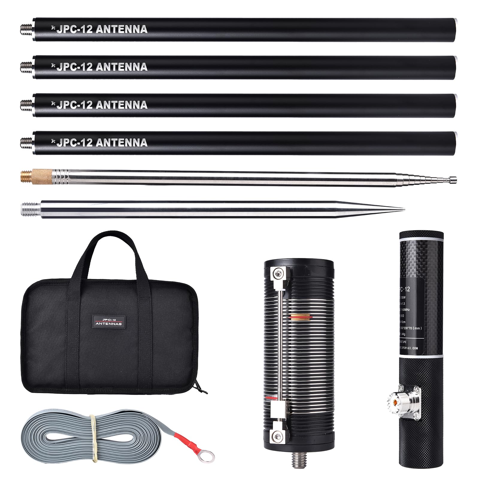 Amazon.com: JPC-12 HF Antenna for Ham Radio, 7MHz - 50MHz All Band