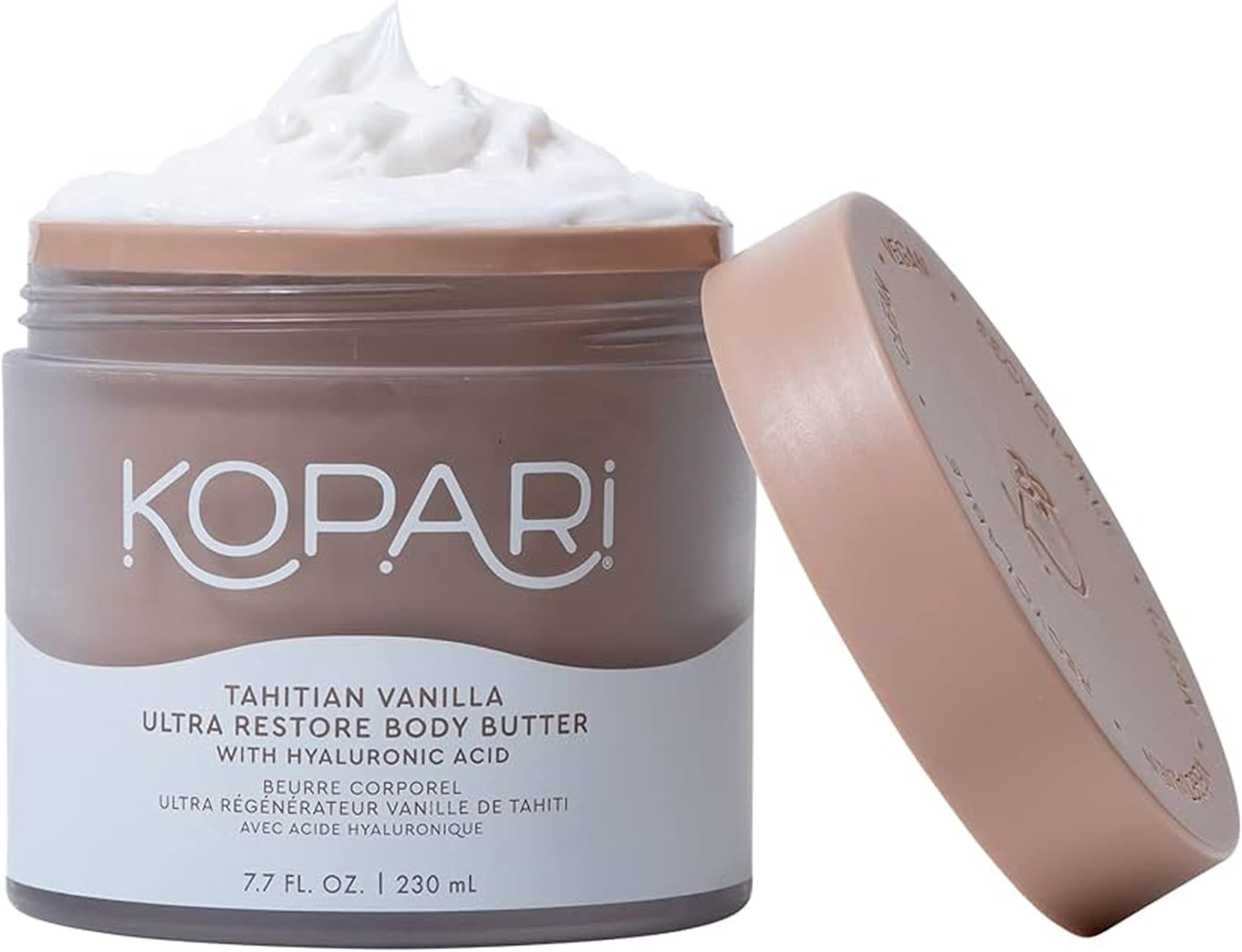 Tahitian Vanilla Ultra Body Butter | Hyaluronic Acid, Antioxidants, Omegas, and Fatty Acids to Hydrate and Retain Moisture | Sweet Tahitian Vanilla Scent | Vegan and Cruelty Free | 7.7 Oz