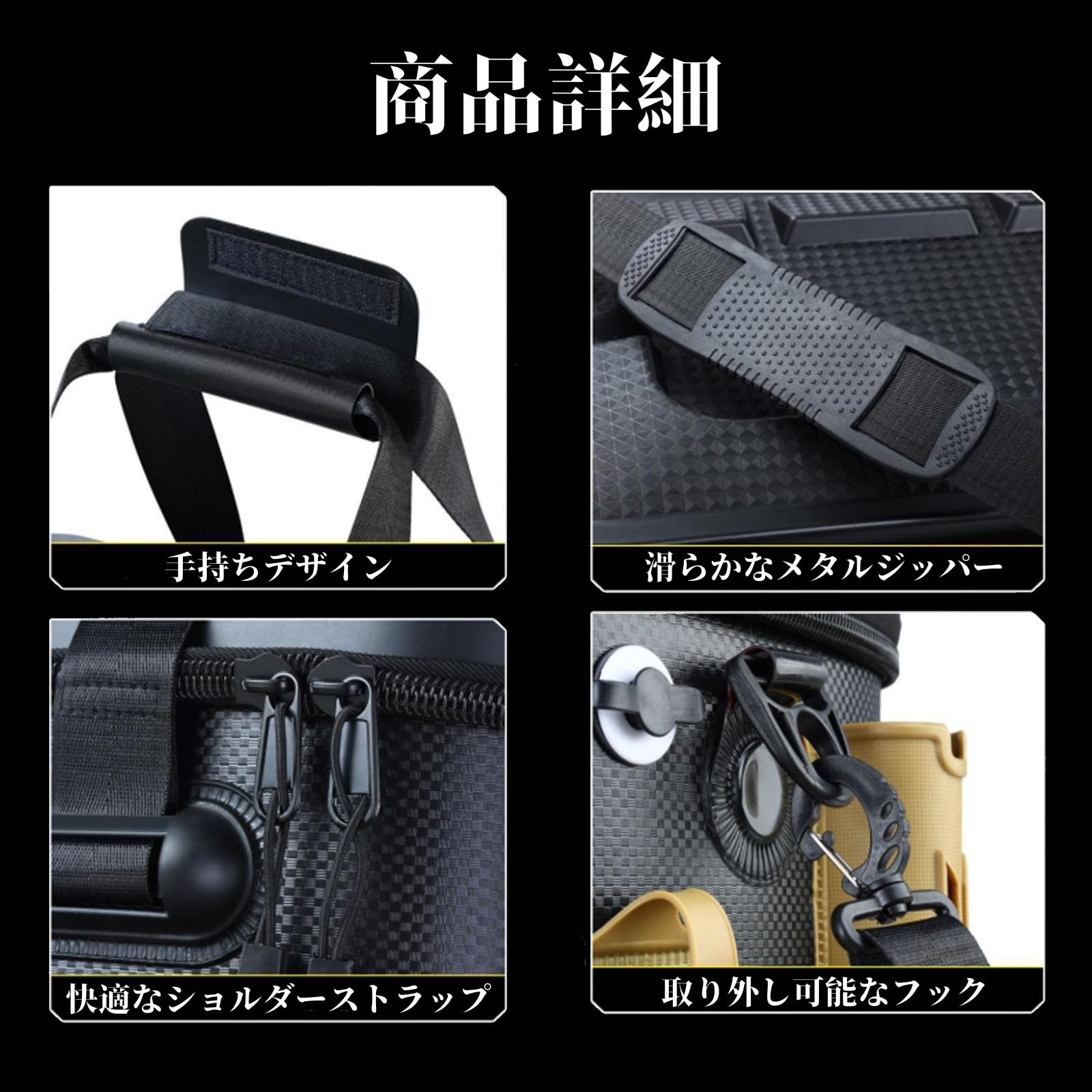Amazon.co.jp: jsdskw 座れるドタックルボックス ロッドホルダー付き