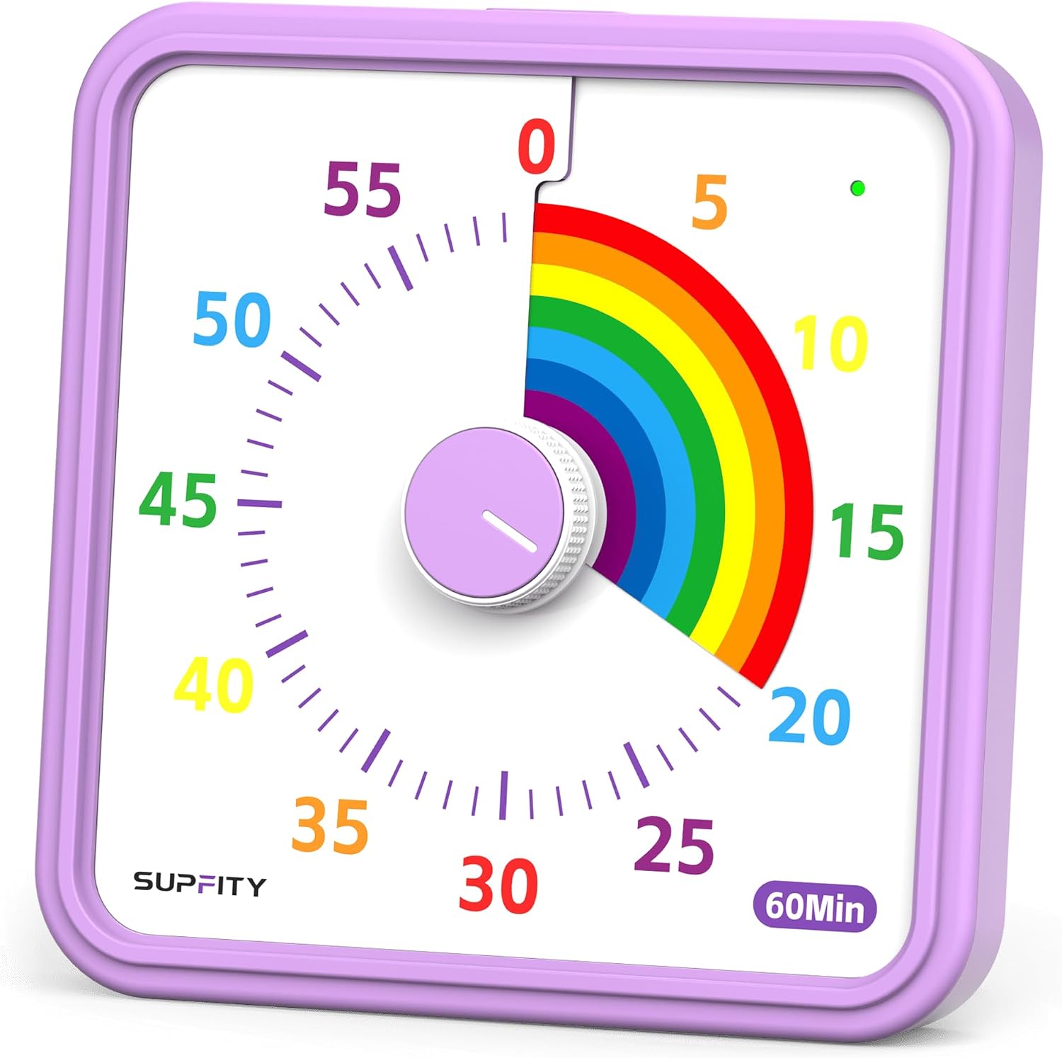 8-Inch Large Visual Timer for Kids 60-Minute Classroom Timer Magnetic