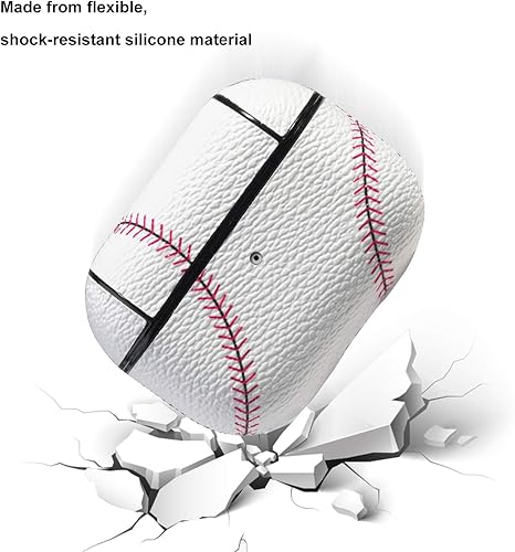 Miniatura 17 de Funda para Airpods Pro, para Airpods Pro, accesorios de piel, patrón deportivo para Airpod Pro, funda de carga de cuero para AirPods Pro, fútbol