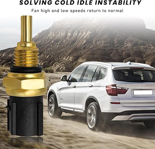 Miniatura 6 de Sensor de temperatura de aceite, 1434050 Sensor de temperatura del refrigerante del motor compatible con algunos vehículos 2003-2015 y 2006-2014,