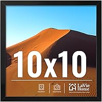 Vista 50 de LaVie Home Marco de fotos de 2 x 3, marco de fotos negro de 2 x 3 con plexiglás HD, marco de visualización de 2 x 3, 1 paquete, colección clásica