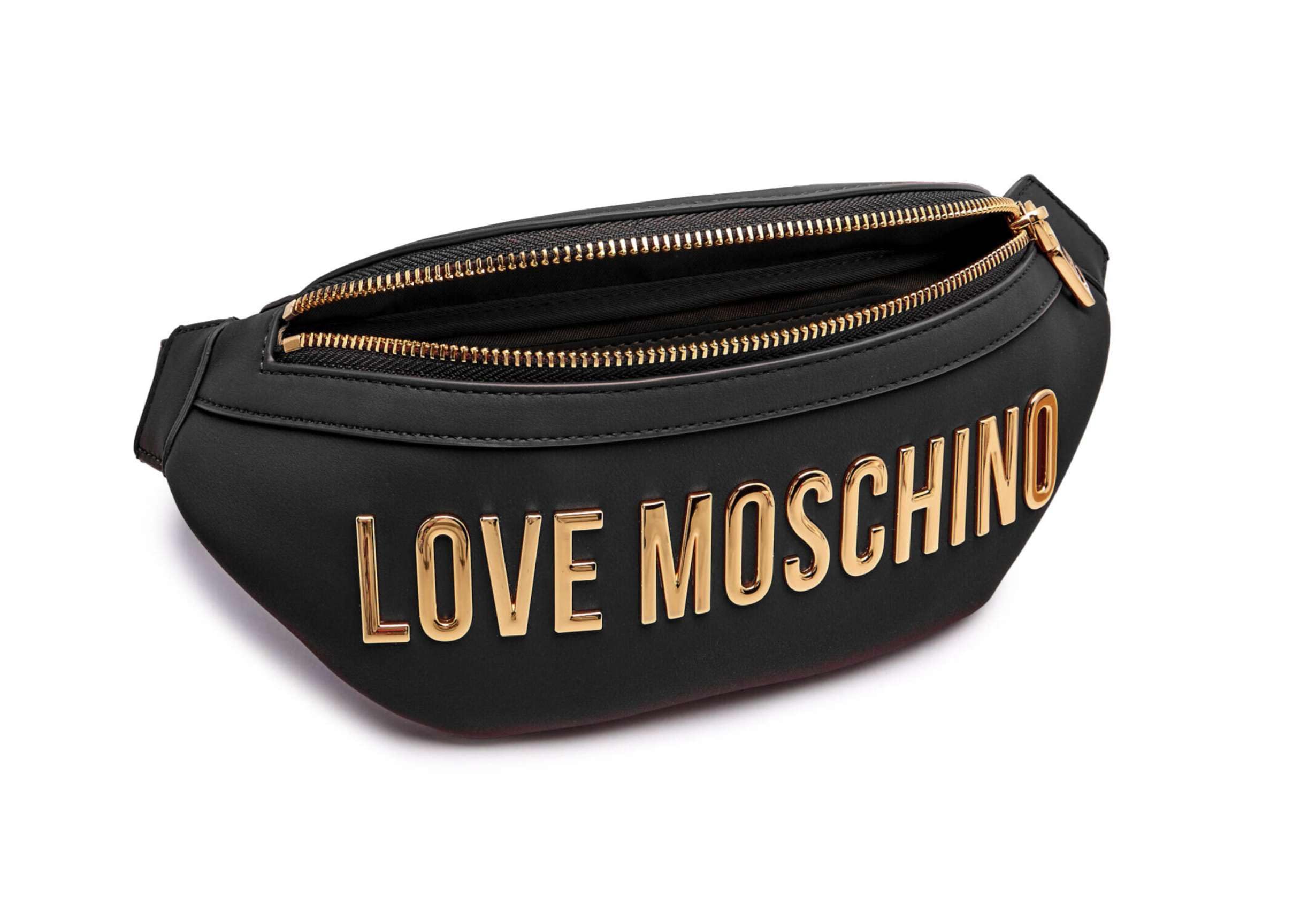 Love Moschino JC4195PP1NKD0000, Fanny Pack Mujer, Negro, Única, Negro, Talla única