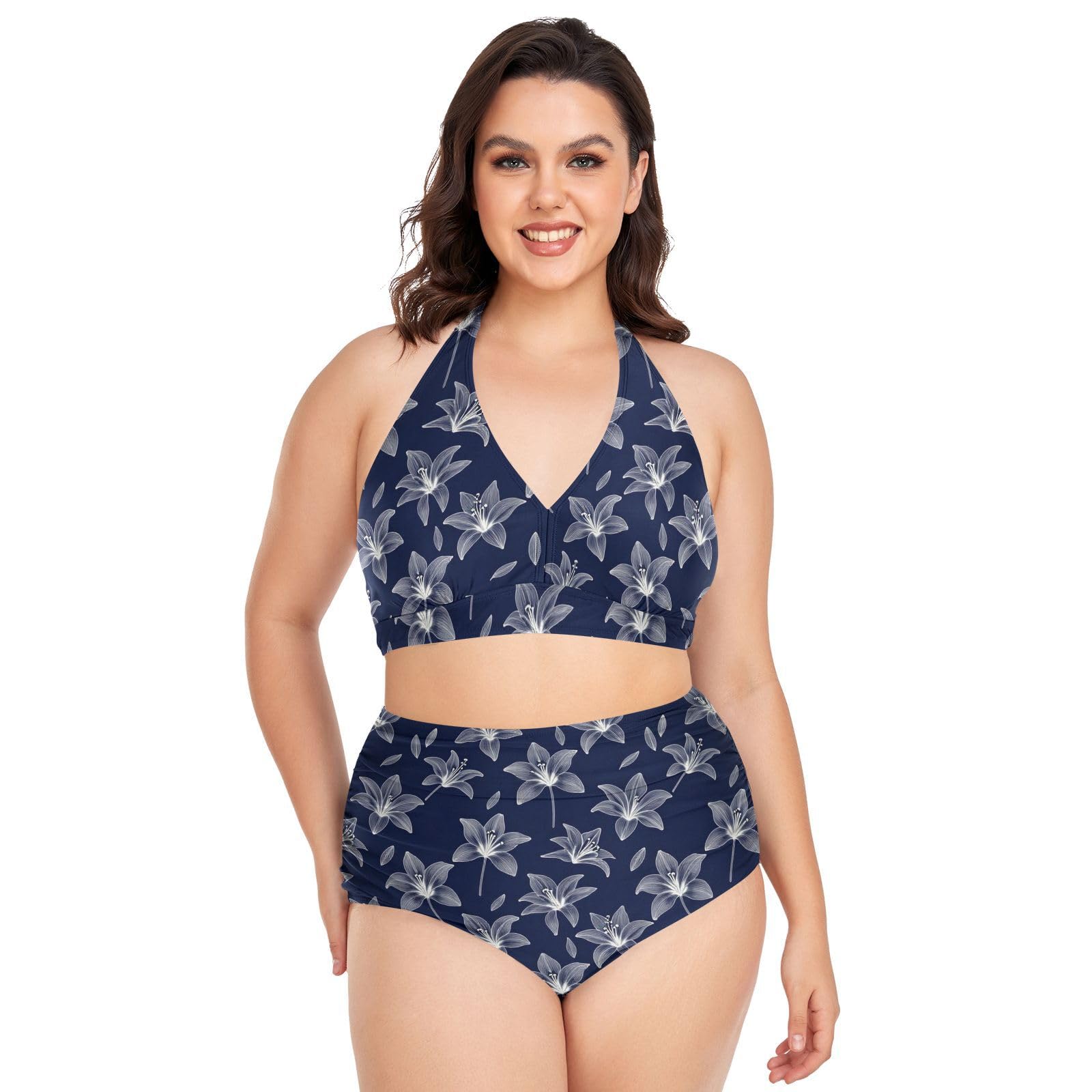 Bikini triangle grande taille réglable : le maillot 2 pièces sans complexe