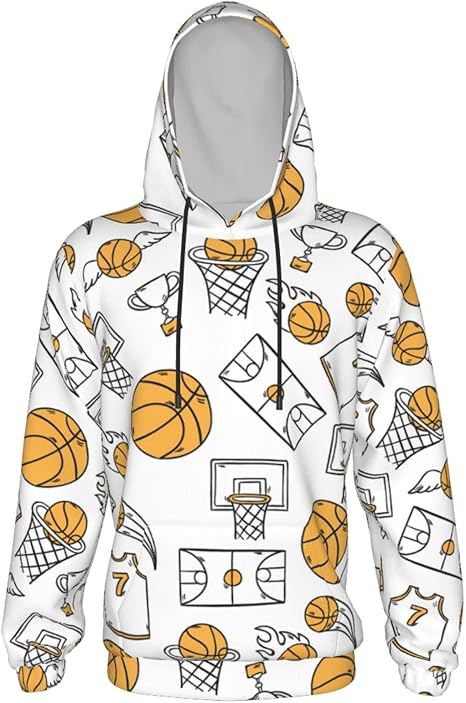 Amazon Co Jp プルオーバー フード付きパーカー バスケットボール ポケット付き おしゃれ カジュアルスウェットフード付きセーター 青少年 長袖 かっこいい 子供服パーカー 春秋冬 シンプル ホーム キッチン