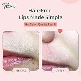 VENNCO Hard Wax Beads, 1lb Wax Beans for hair removal with Cherry Blossom Extract, Ideal for Sensitive Skin, Perfect for Facial, Eyebrows, Arms, and Brazilian Area, Wax Refill for Home Use