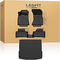 Vista 13 de LASFIT Tapetes de elastómero termoplástico para 1a y 2a fila de asientos de auto, para todo tipo de clima