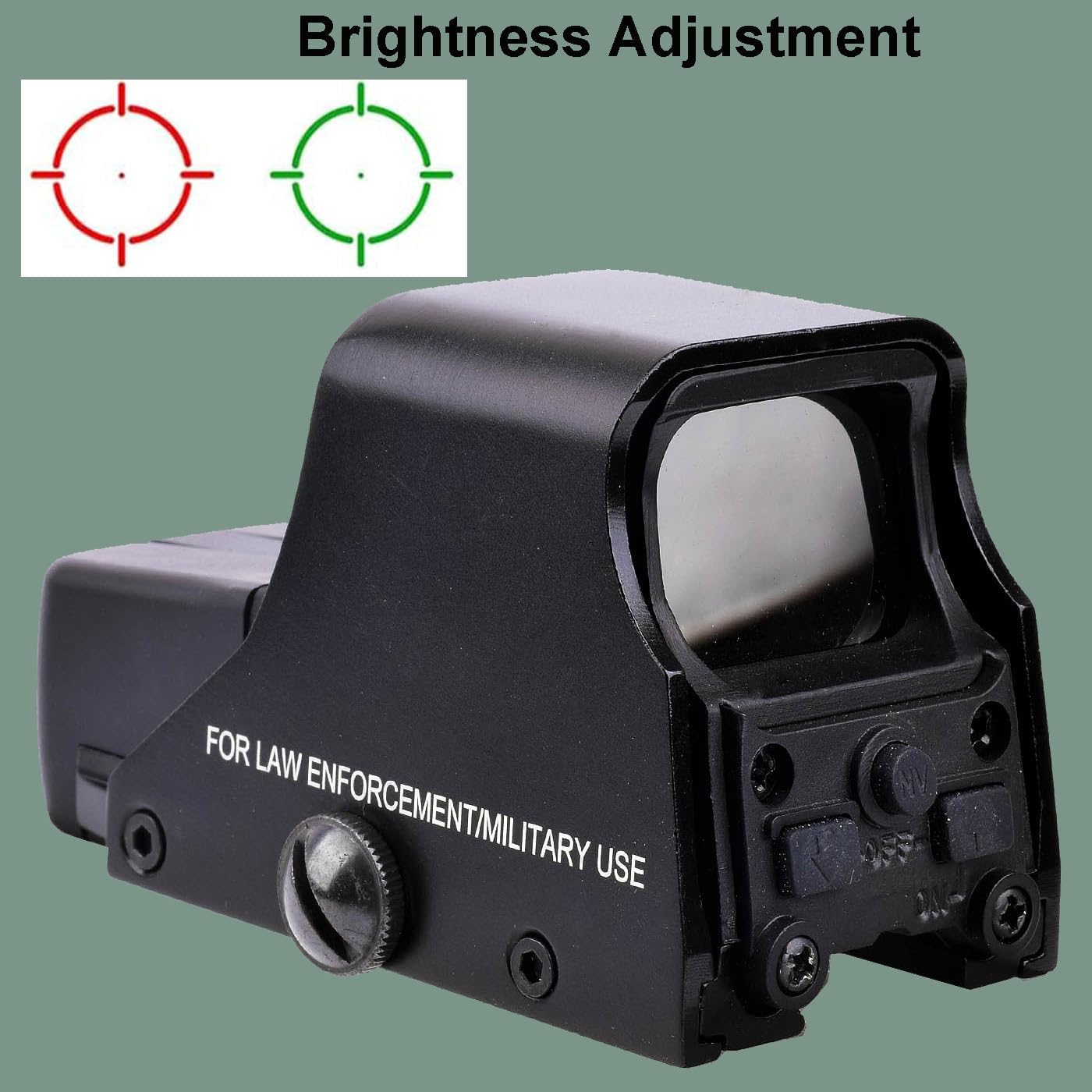 Red Dot Sight 551 Metal Holographic Sight, Green and Red Dot Scope