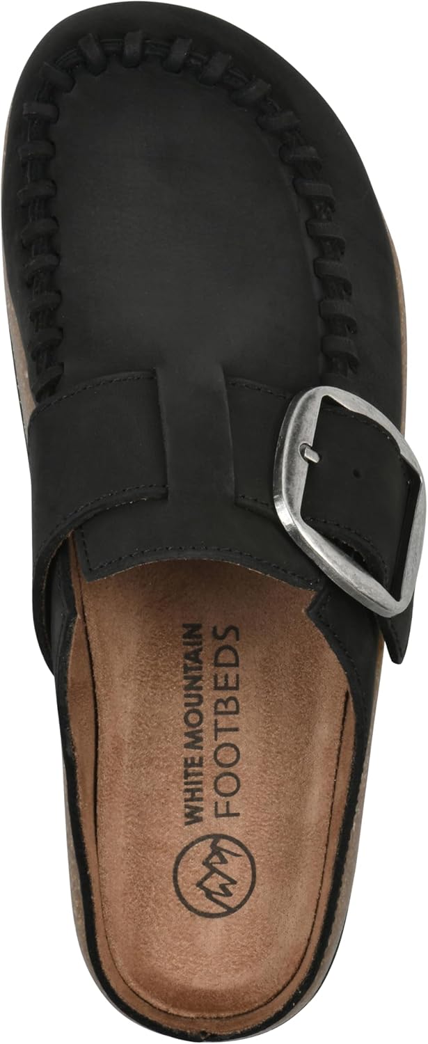 WHITE MOUNTAIN Women's Bayberry Buckle Signature Comfort-Molded Footbed Mule - Image 2