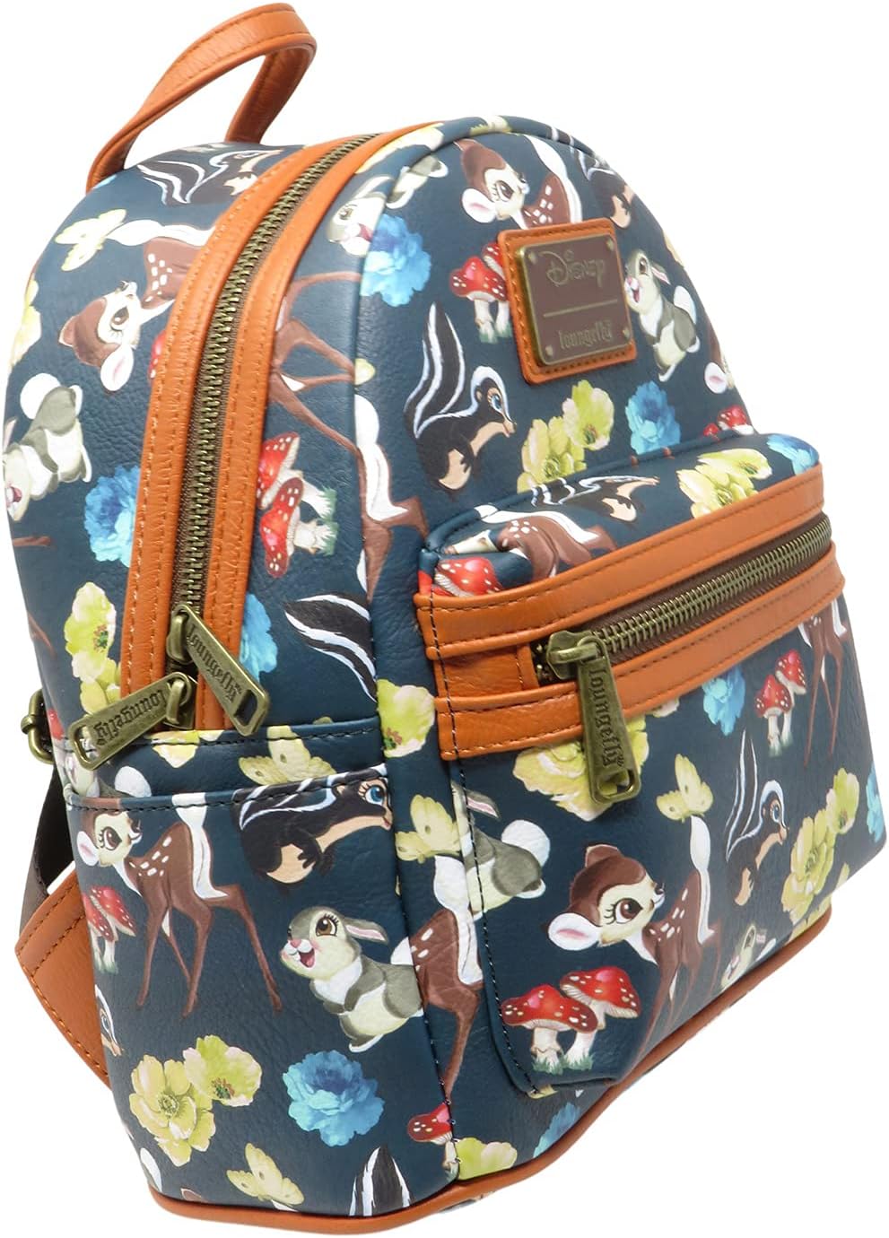 Loungefly Disney Bambi And Friends Womens Double Strap Shoulder Bag Purse - Image 2