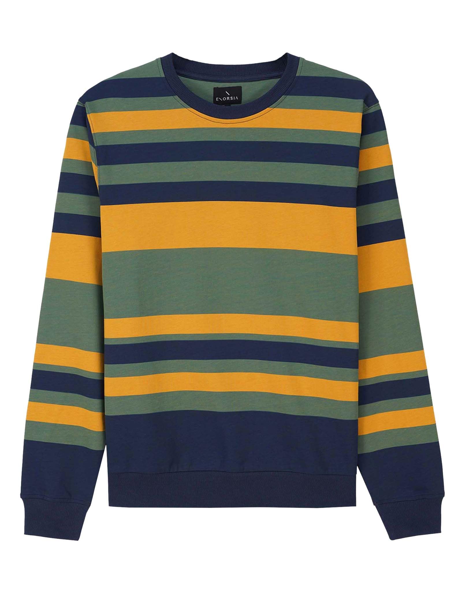 Enorsia Men's Basic Sweatshirt Navy S