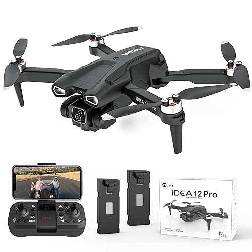 12PRO Drones avec Caméra Moteur Brushless Drone pour Débutants et