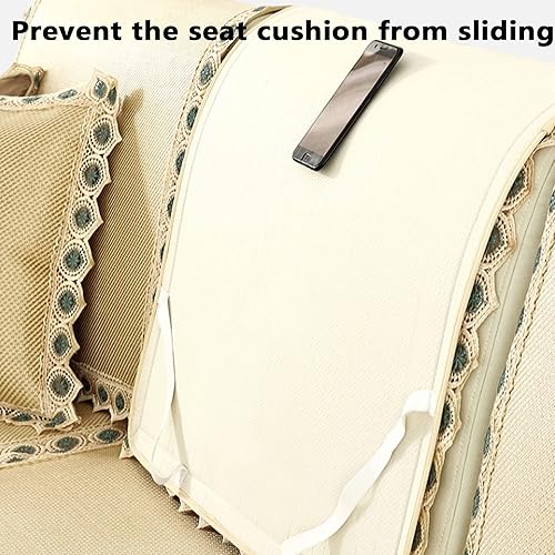 Miniatura 7 de Funda de sofá modular, transpirable, antideslizante, de verano, de ratán, protector de cojín de bambú para sofás234 asientos para perros, gatos,