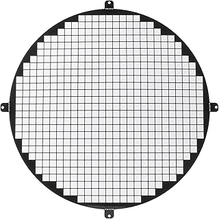 Repa Market 12" Inch Black Galvanized Steel Round Crawl Space Vent Grid - Inlet Outlet Ventilation Guard - Universal Metal Air Supply Exhaust Protection Mesh - Durable Duct Grille