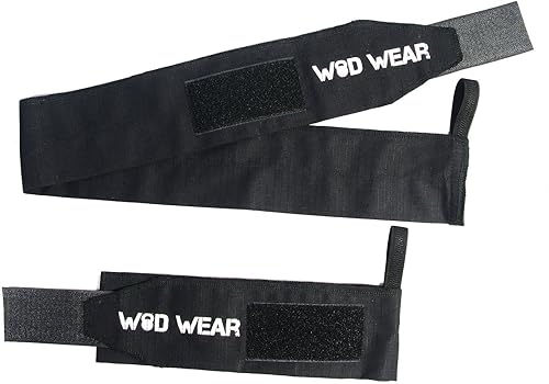 Miniatura 2 de Muñequeras elásticas de 18 pulgadas par para entrenamiento levantamiento de potencia fisicoculturismo levantamiento de pesas soporte de muñeca para