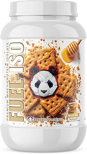 Miniatura 5 de Underground Bio Labs Panda Supps - Panda Fuel ISO Premium 100% aislado de proteína de suero para hombres y mujeres con 0.88 onzas de proteína y 0.00