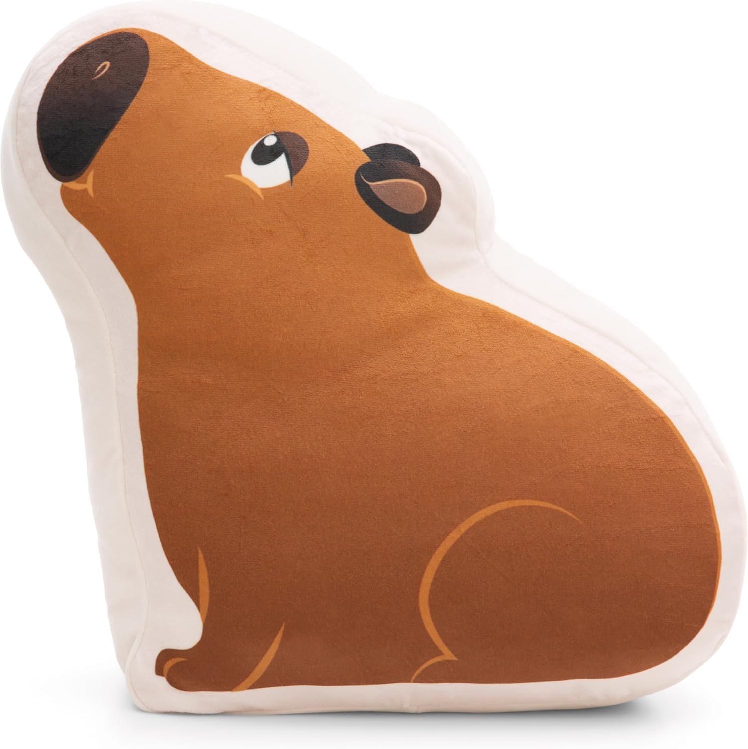 NICI Capybara Happybara Plush Toy 34 x 30 x 13 cm Brown – Soft, Cute Plush to Cuddle, for Playing, for Children and Adults, A Great Gift Idea