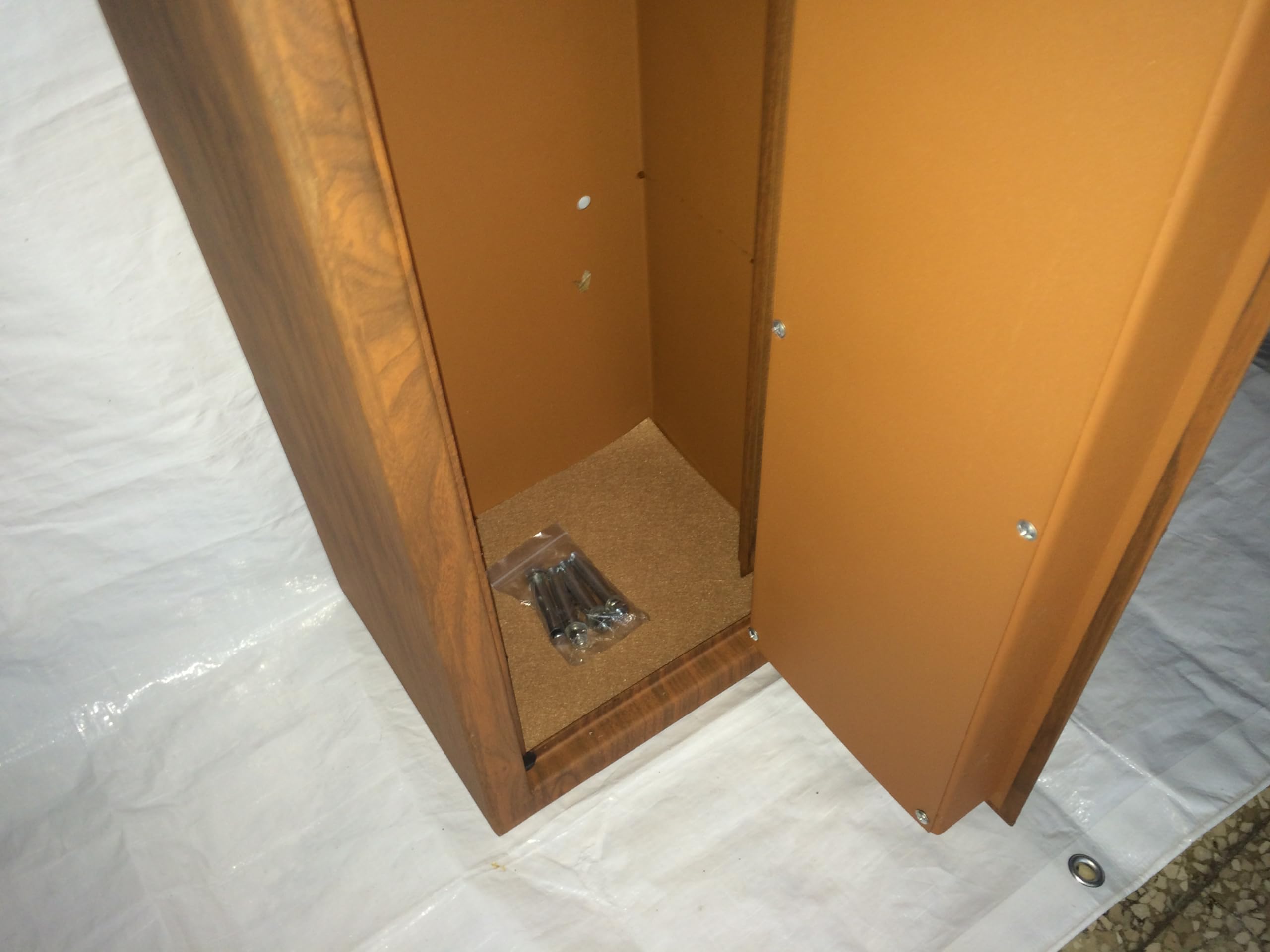 Armadio blindato portafucili Fuciliera a 4 posti colore legno