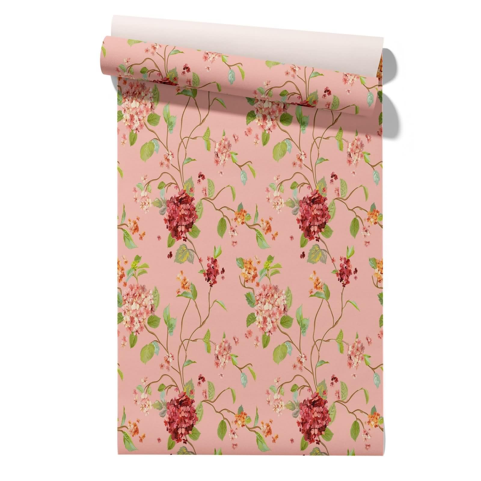 Cevan Style 11 Kitchen Wallpaper Contour Protective Covering Flower Elegant And Natural 45X300cm