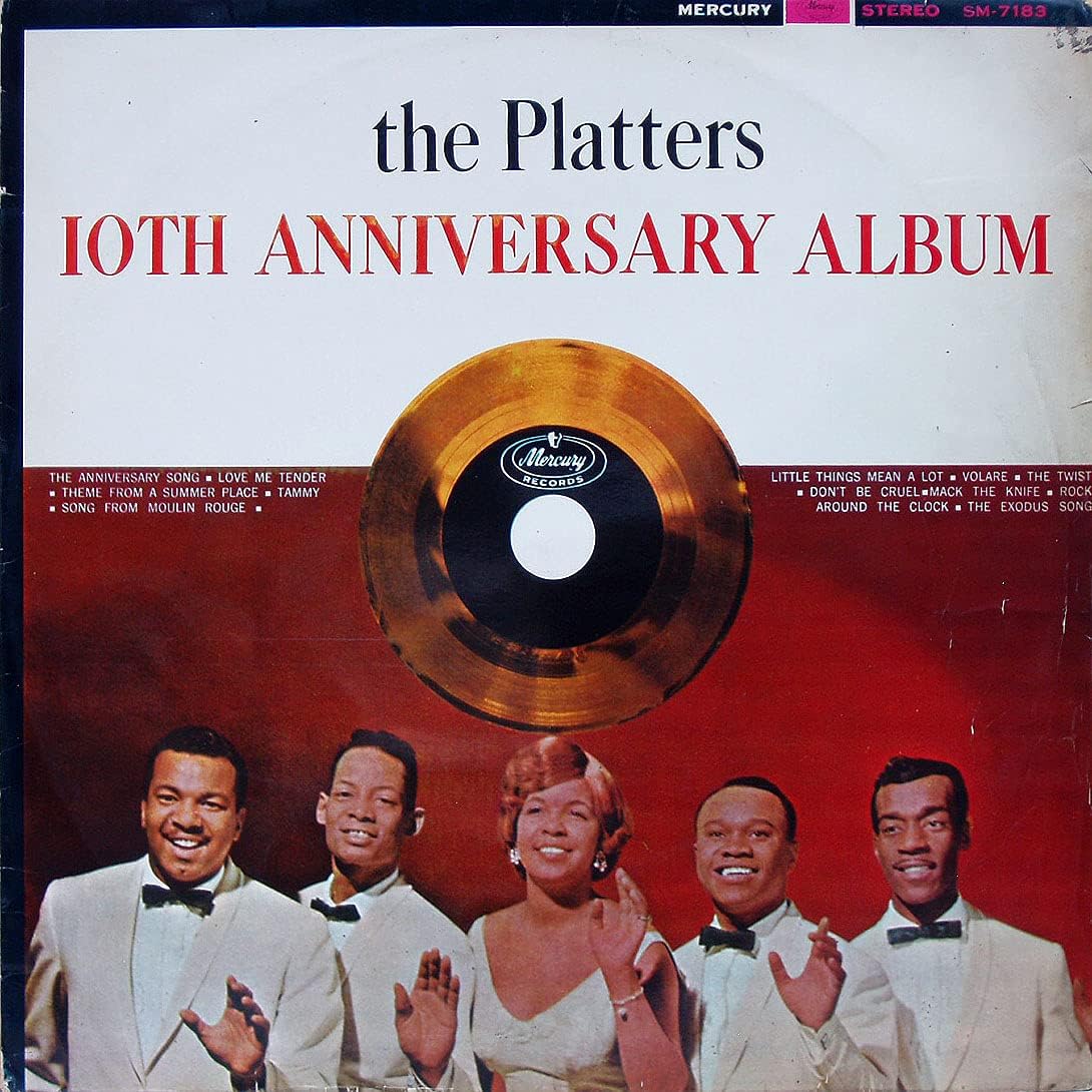 THE PLATTERS - Platters 10th Anniversary Album - Disque 33T
