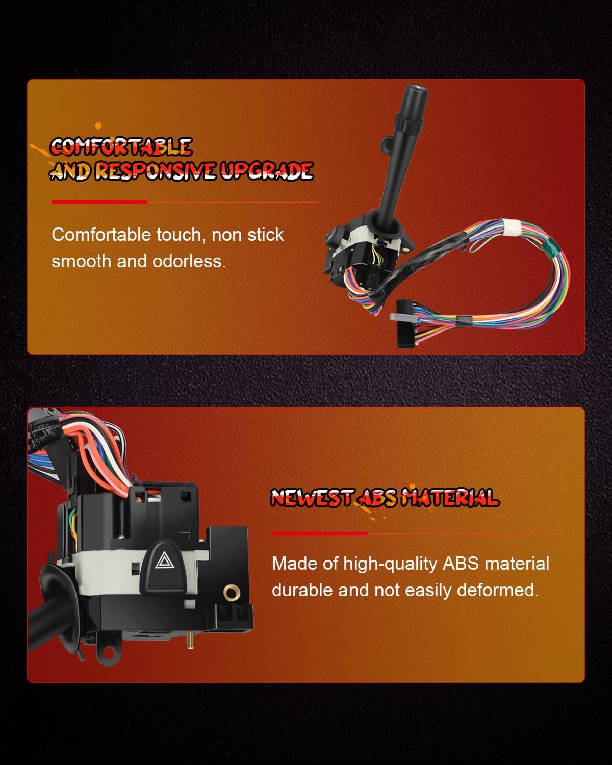 cciyu Turn Signal Switch, Combination Switch Replace OE 88963625, 26049071, 26067715, 26081121 fits for 1997-05 for Buick Century with Cruise Control 1997-04 for Buick Regal with Cruise Control