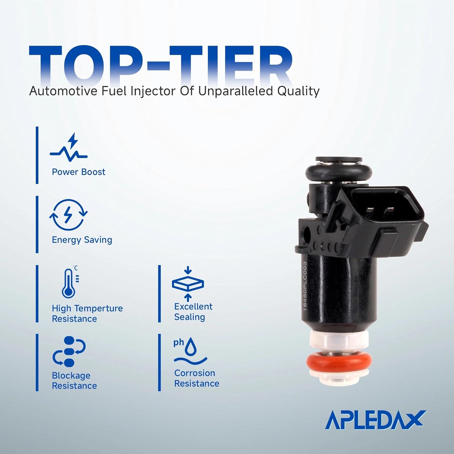 Fuel Injectors For/HONDA Civic 2001 2002 2003 2004 2005 L4 1.7L Gas FJ338, 16450PLC003, 16450PLD004 Set of 4