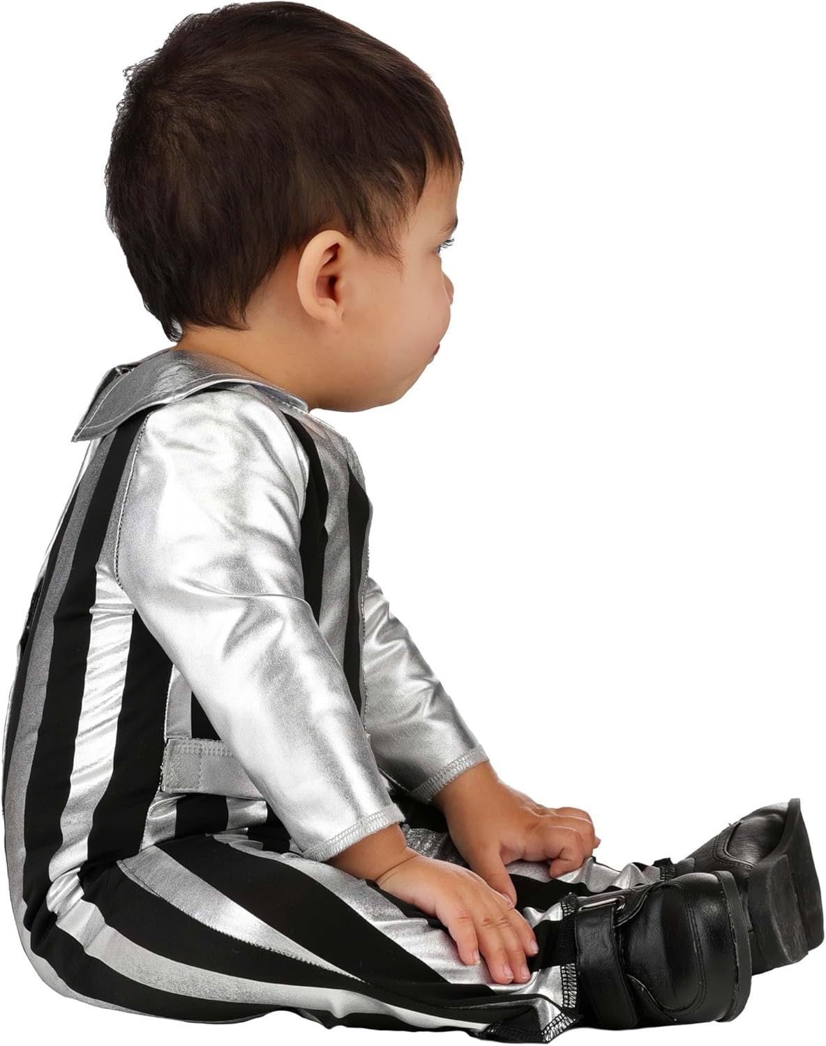Fun Costumes Infant Sparkly Disco Costume | Baby Jumpsuit with Belt, Kids 70s Halloween Party Outfit for Babies, Toddlers