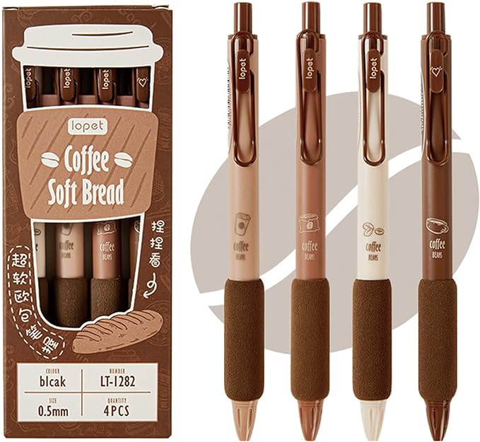 Coffee Gel Ink Pens