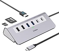intpw P9 9-in-1 USB C Hub: 4K@30Hz HDMI, 100W PD Charging, 5Gbps USB 3.0, SD/TF Reader for MacBook, Laptops, iPad, iPhone 15