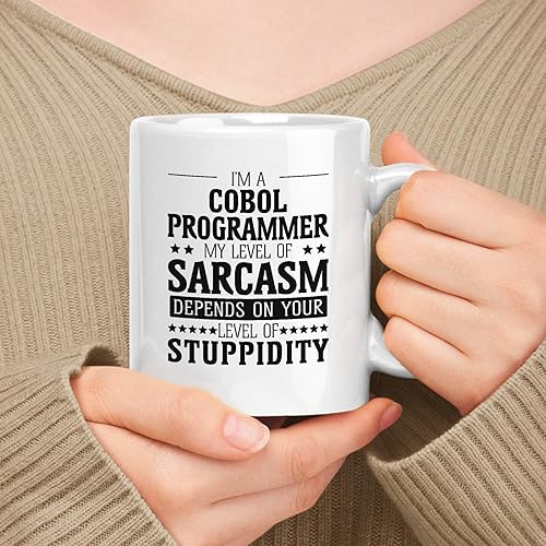 Miniatura 11 de Regalo para Gis Analyst - Taza de cerámica blanca de 11 oz y 15 onzas - Mi nivel de sarcasmo depende de tu nivel