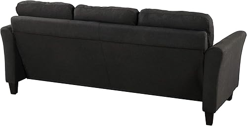 Miniatura 9 de Merax Juego de sofá de 3 piezas, negro