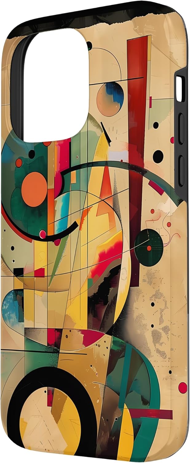 Abstract Art Tropical Composition by Vassily Kandinsky Case for iPhone 14 Pro Max