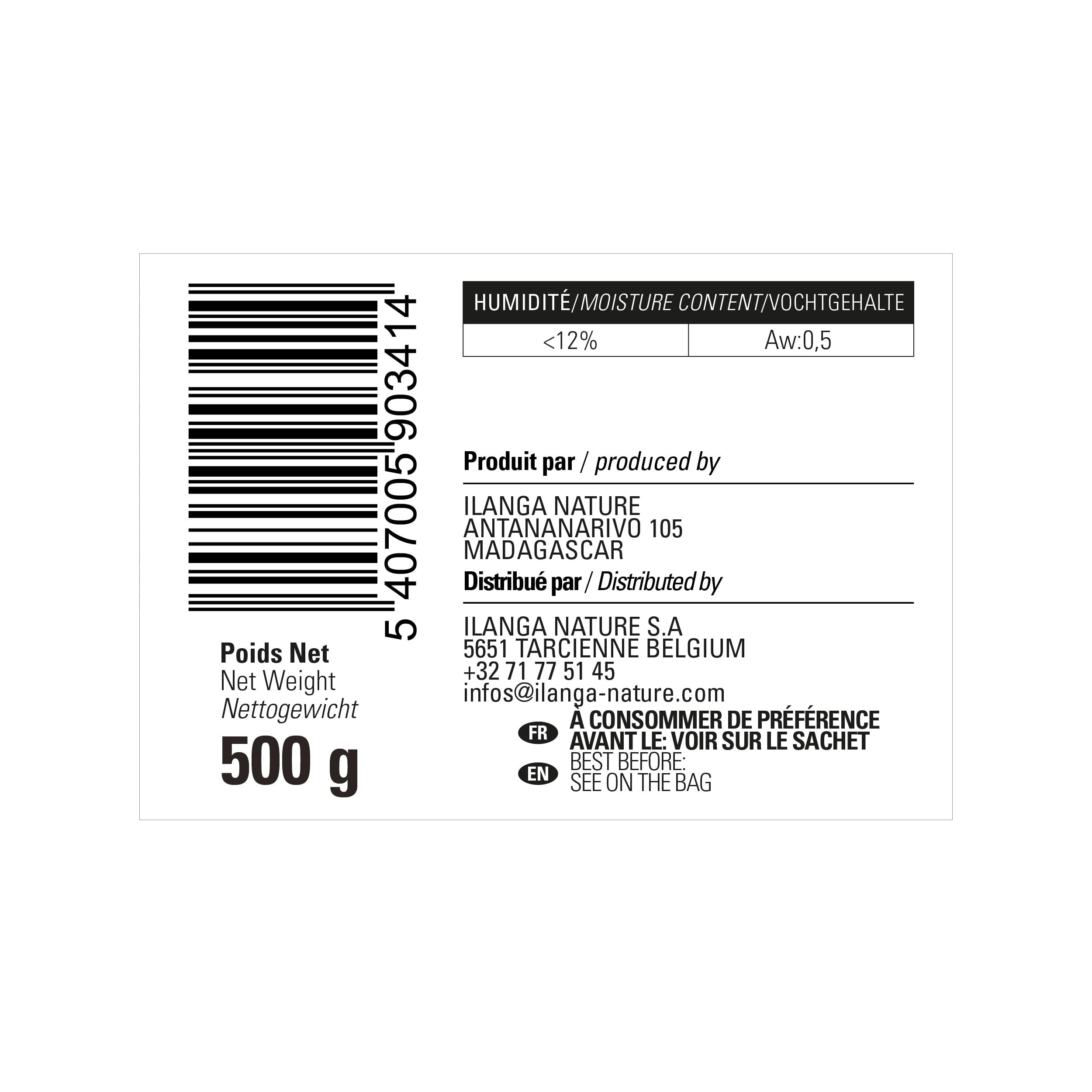 Ilanga Nature Clous de Girofle Entiers Bio de Madagascar 500g, Épice Premium 100% Naturelle, Arôme Intense, Idéal pour Pâtisserie, Curry, Marinades, Sauces, Thé et Vin Chaud