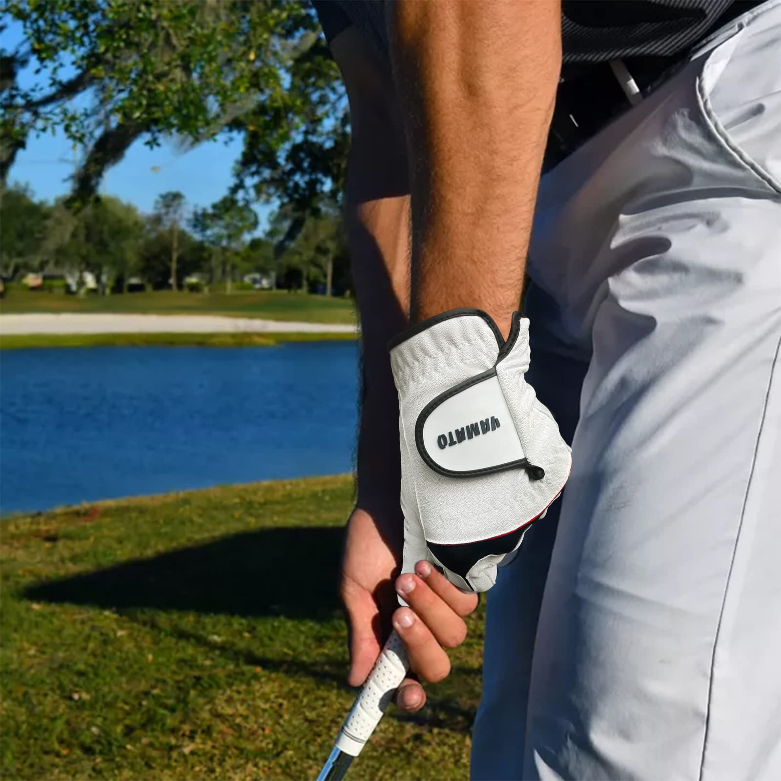Yamato Guantes de Golf para Hombre Paquete de 3 Transpirables
