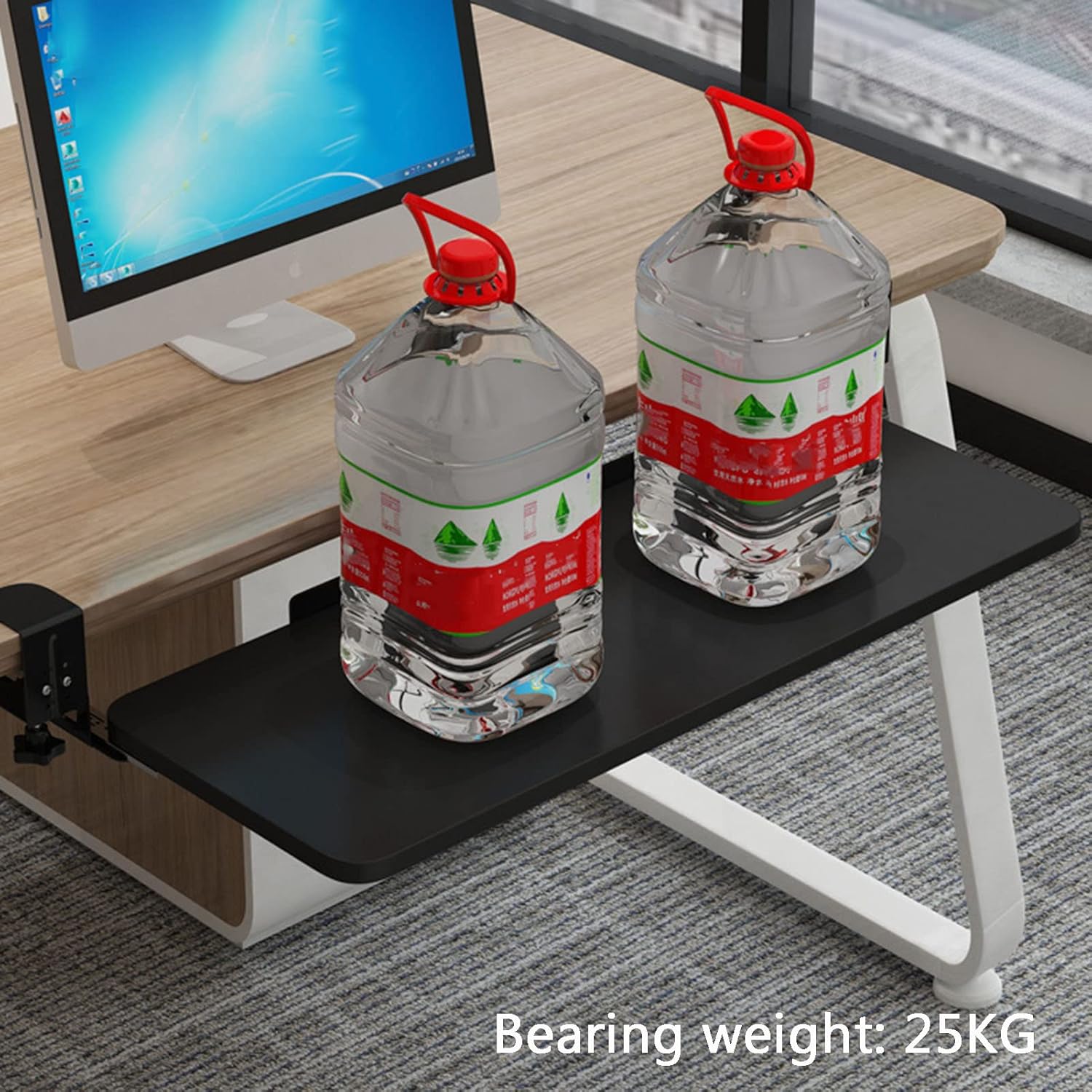 HYEBOX Clamp Keyboard Tray Ergonomic Sliding Under Kuwait Ubuy