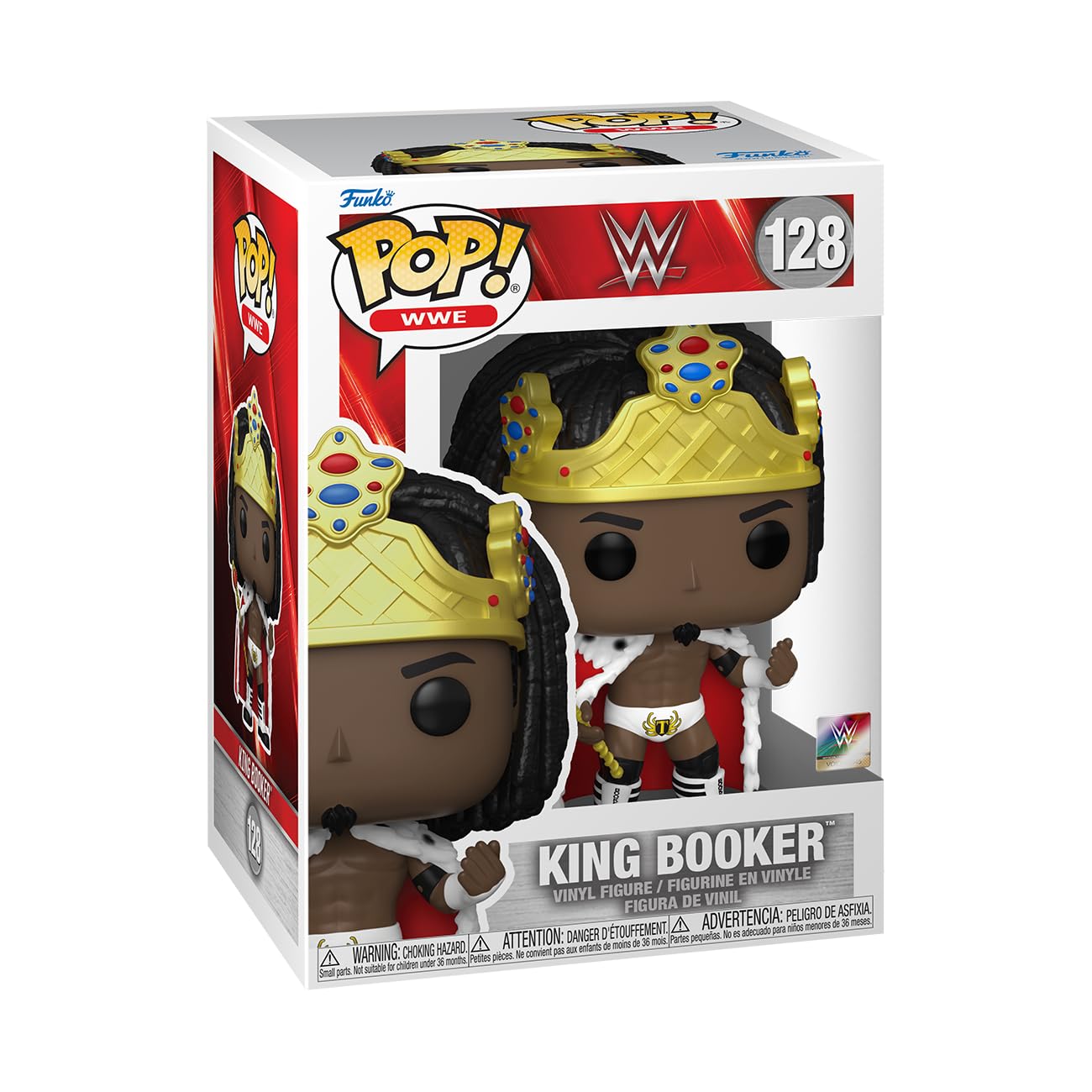 Funko POP! WWE: King Booker T - Collectable Vinyl Figure - Gift Idea - Official Merchandise - for Kids & Adults - Sports Fans - Model Figure for Collectors and Display