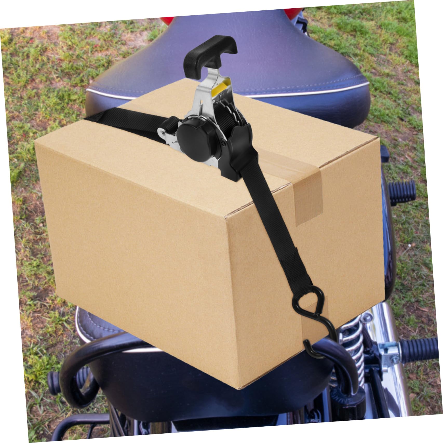 Sangle D'arrimage à Cliquet pour Bagages en Polyester 0, 68 Ton | Longueur Réglable, Résistance à L’usure, Usage Polyvalent pour Fixation de Cargaison et Chargement