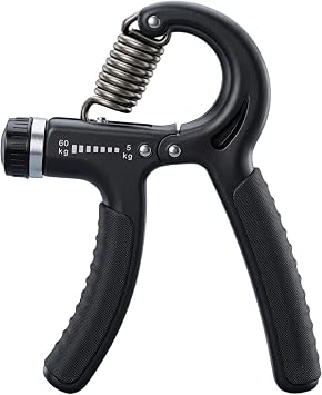 Hand Grip Strength Training Equipment, 11.0 - 132.3 lbs 5 - 60 kg, Adjustable Load, Muscle Training, Grip Strength Grip, Anti-Slip, Unisex, Easy to Carry, Stress Relief, For Home, Office, Gym