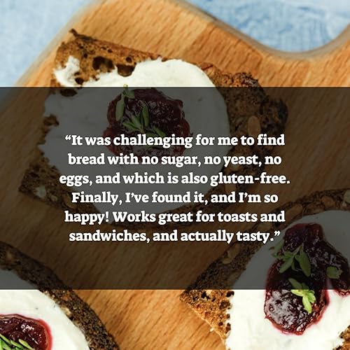 Miniatura 7 de Young Kobras Pan de masa madre de higo orgánico sin gluten (paquete de 2)  Apto para alérgenos, vegano, sin gomas, ingredientes simples y hecho