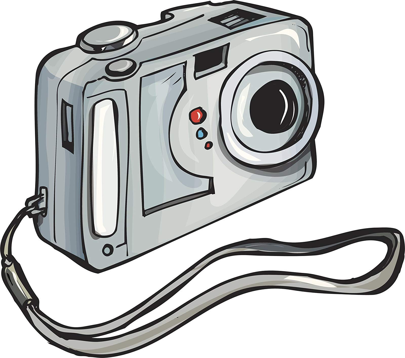 Dibujo De Una Camara De Fotos Amazon.com: Imán simple de 90 puntos y dibujos animados para cámara  artística con imán de vinilo (2" de ancho) : Hogar y Cocina