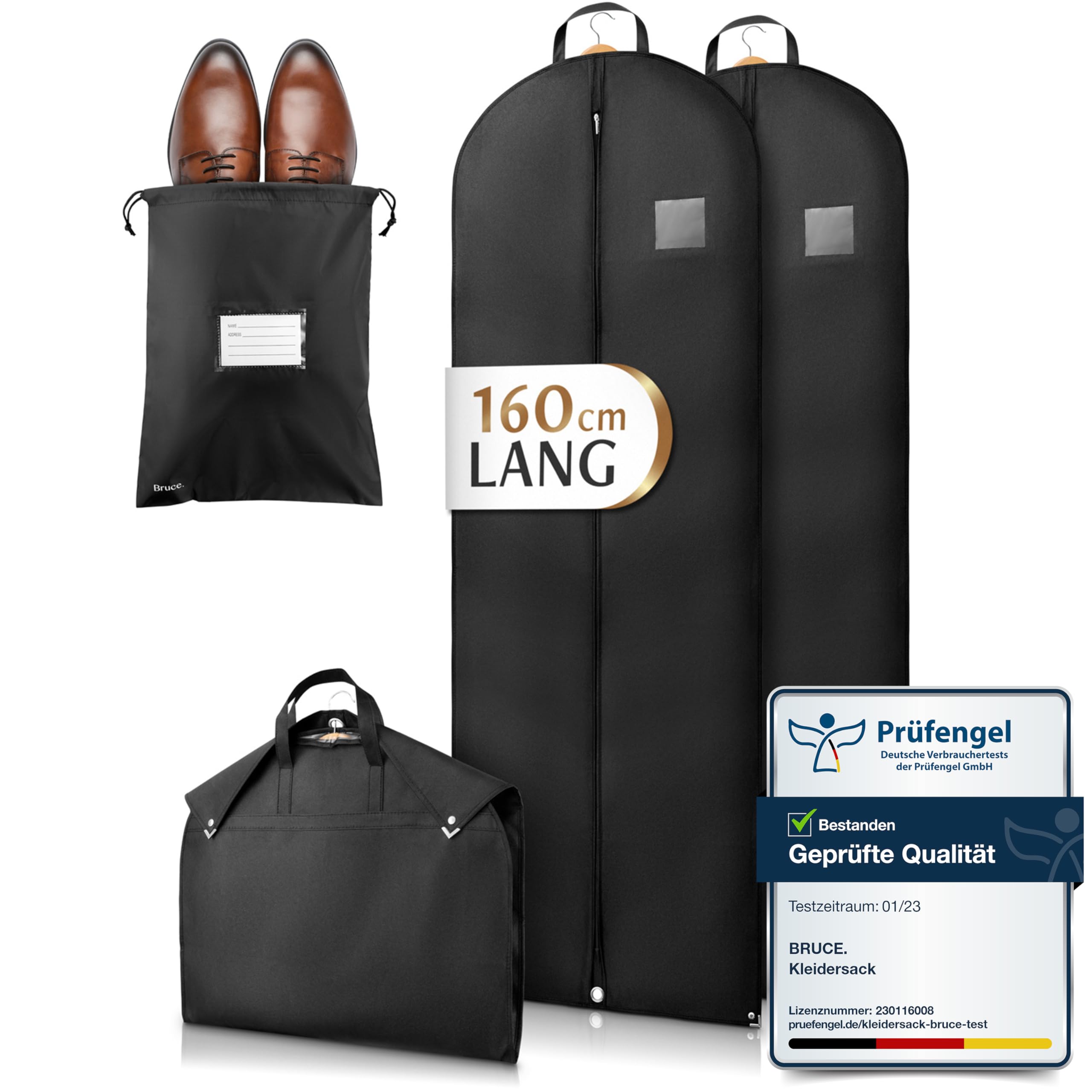 5x Vestiti Indumenti Appesi Cappotto Copripolvere Borsa - Foto 7