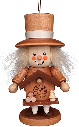 13-0714 Christian Ulbricht Ornamento  Forester (Natural)  4.5 pulgadas de alto x 2.5 pulgadas de ancho x 2 pulgadas de profundidad, marrón