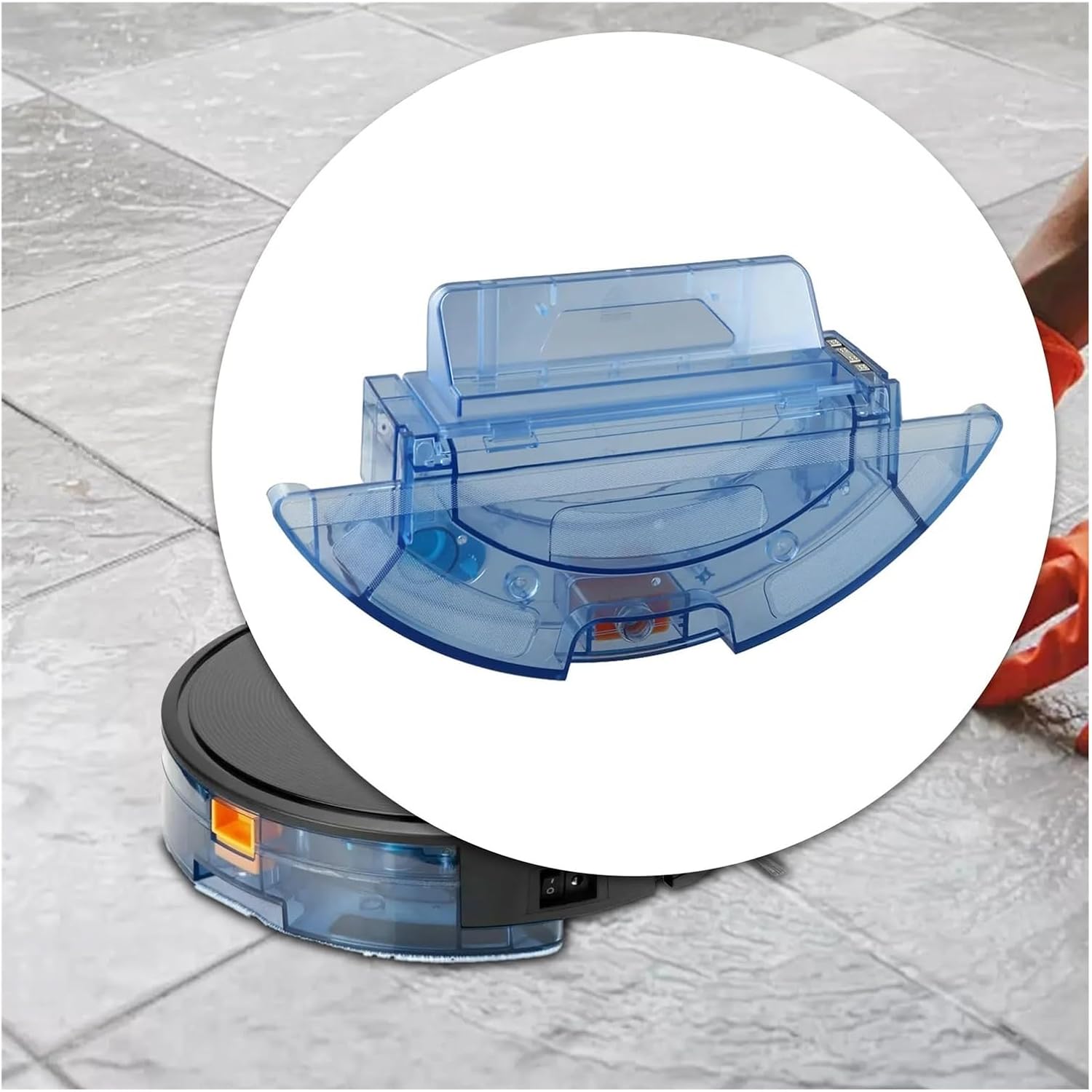 Accessories Water Tank,Compatible for ABIR X6 / X8,Robot Vacuum Cleaner Accessory