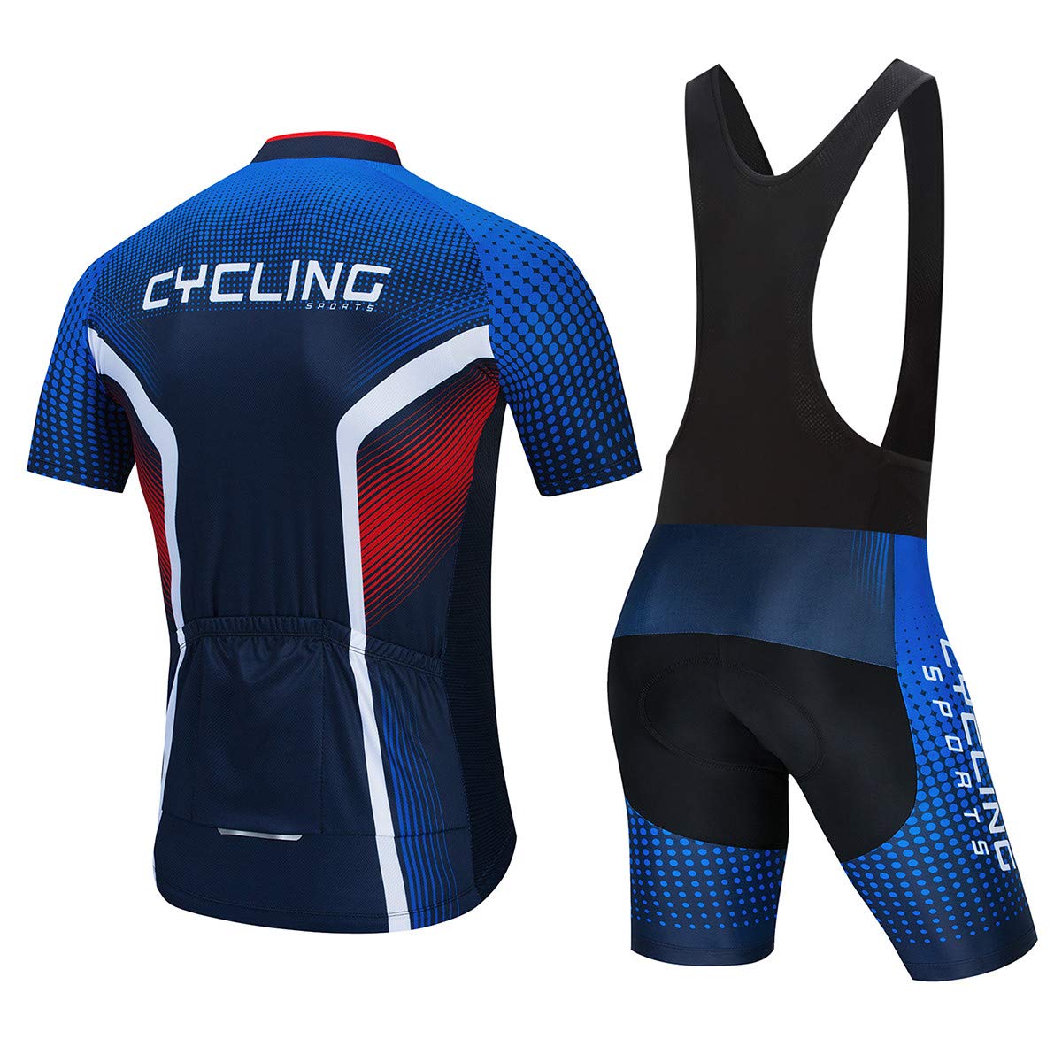 Zestaw męskiej koszulki rowerowej, letnia odzież rowerowa z krótkim rękawem